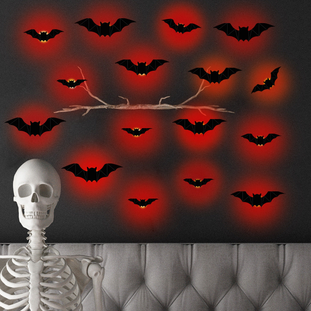🎃🦇Halloween 3D Bat LED Wall Light Decor
