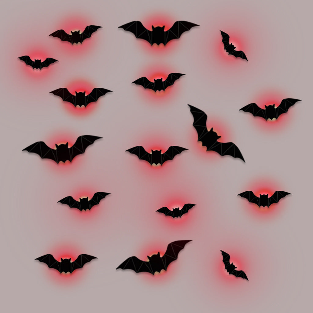 🎃🦇Halloween 3D Bat LED Wall Light Decor
