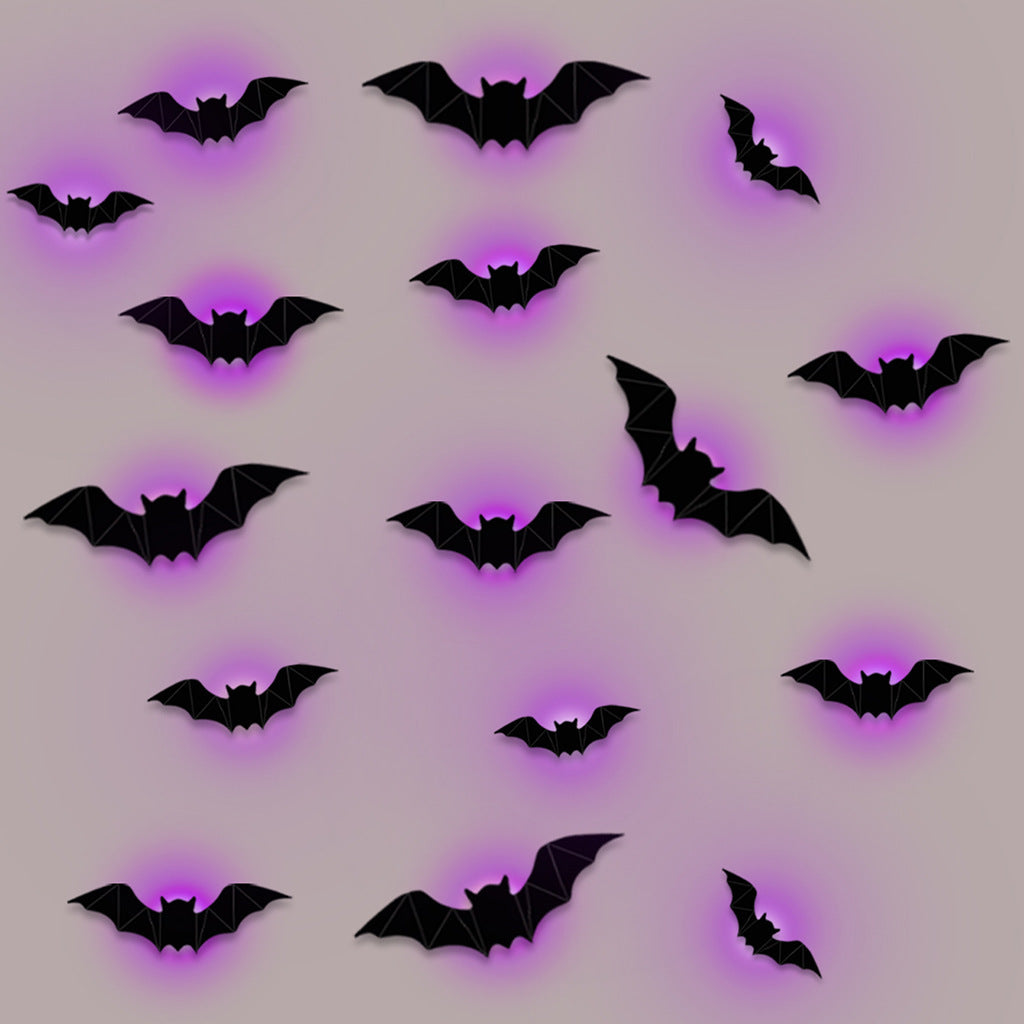 🎃🦇Halloween 3D Bat LED Wall Light Decor