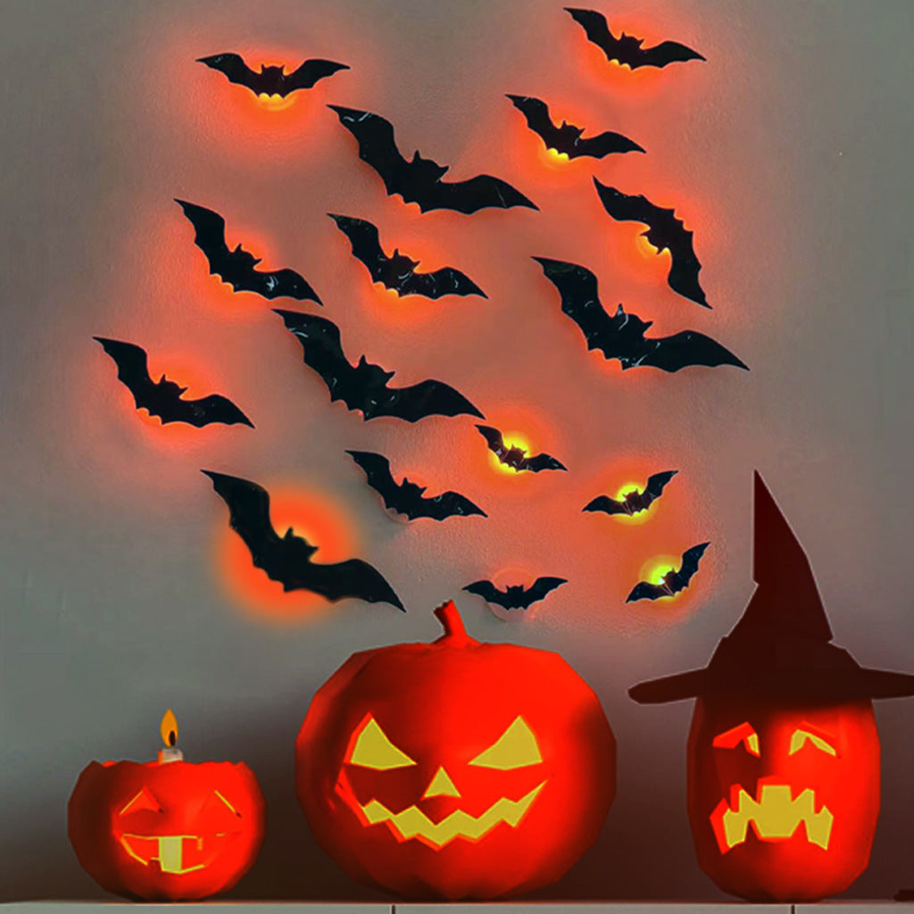 🎃🦇Halloween 3D Bat LED Wall Light Decor