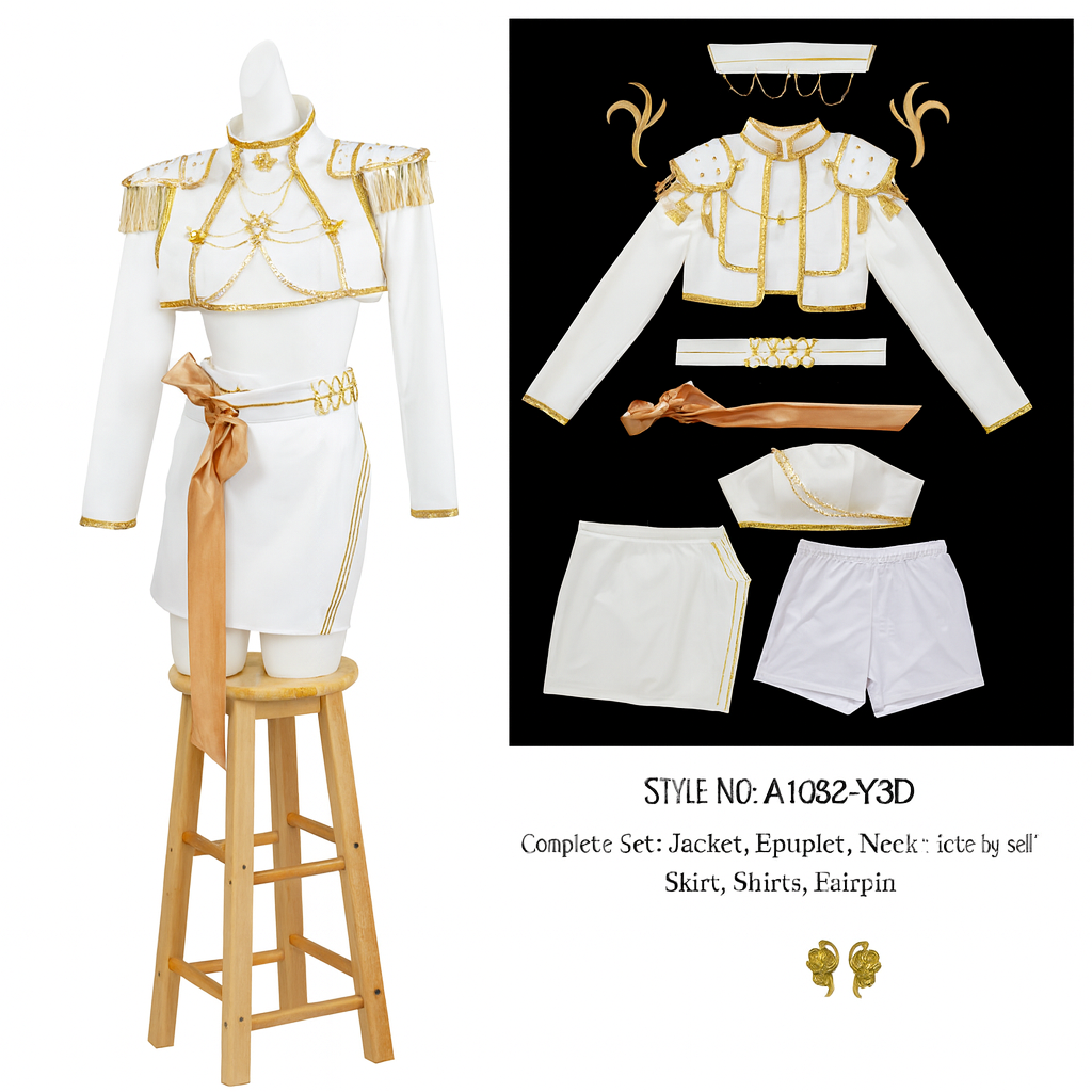 Celestial White Finale Dress K-POP Demon Hunter