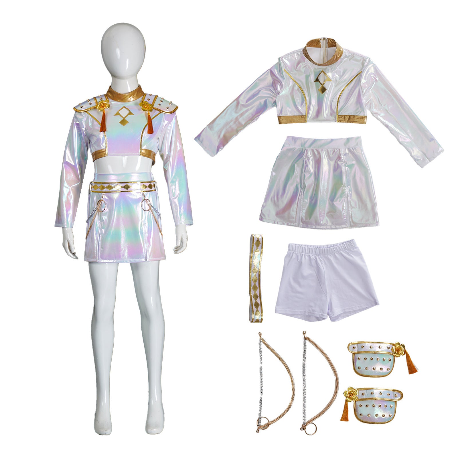 Celestial White Finale Dress K-POP Demon Hunter