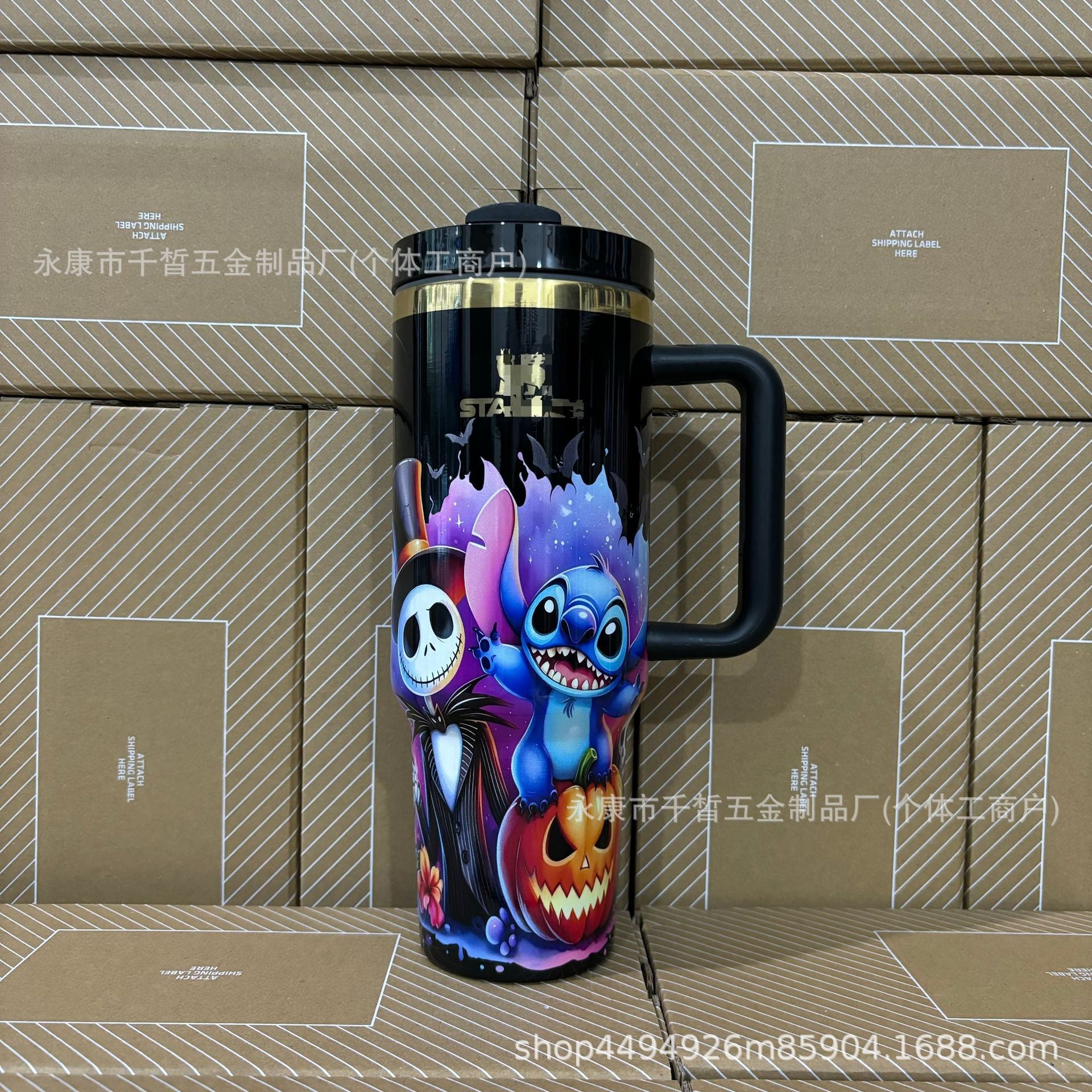 Jack & Sally Collector’s Tumbler 40oz