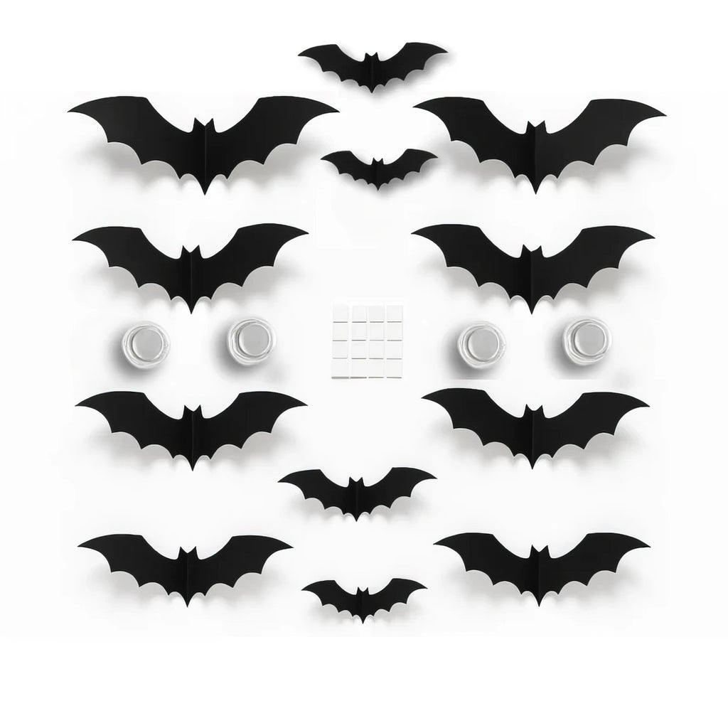 🎃🦇Halloween 3D Bat LED Wall Light Decor