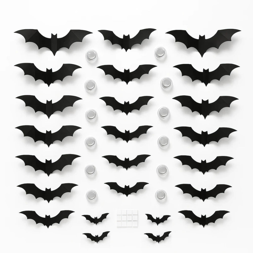 🎃🦇Halloween 3D Bat LED Wall Light Decor