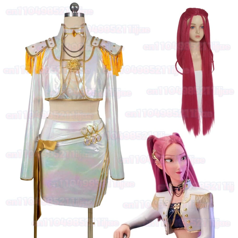 Celestial White Finale Dress K-POP Demon Hunter