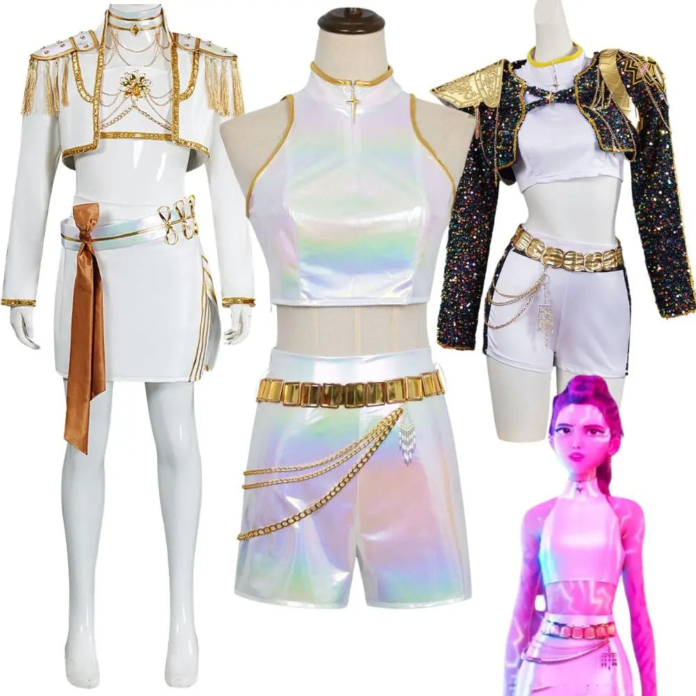 Celestial White Finale Dress K-POP Demon Hunter