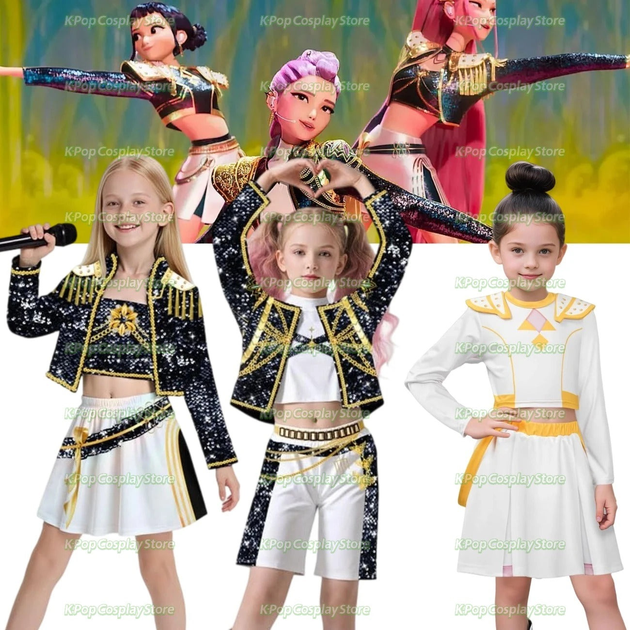 Celestial White Finale Dress K-POP Demon Hunter