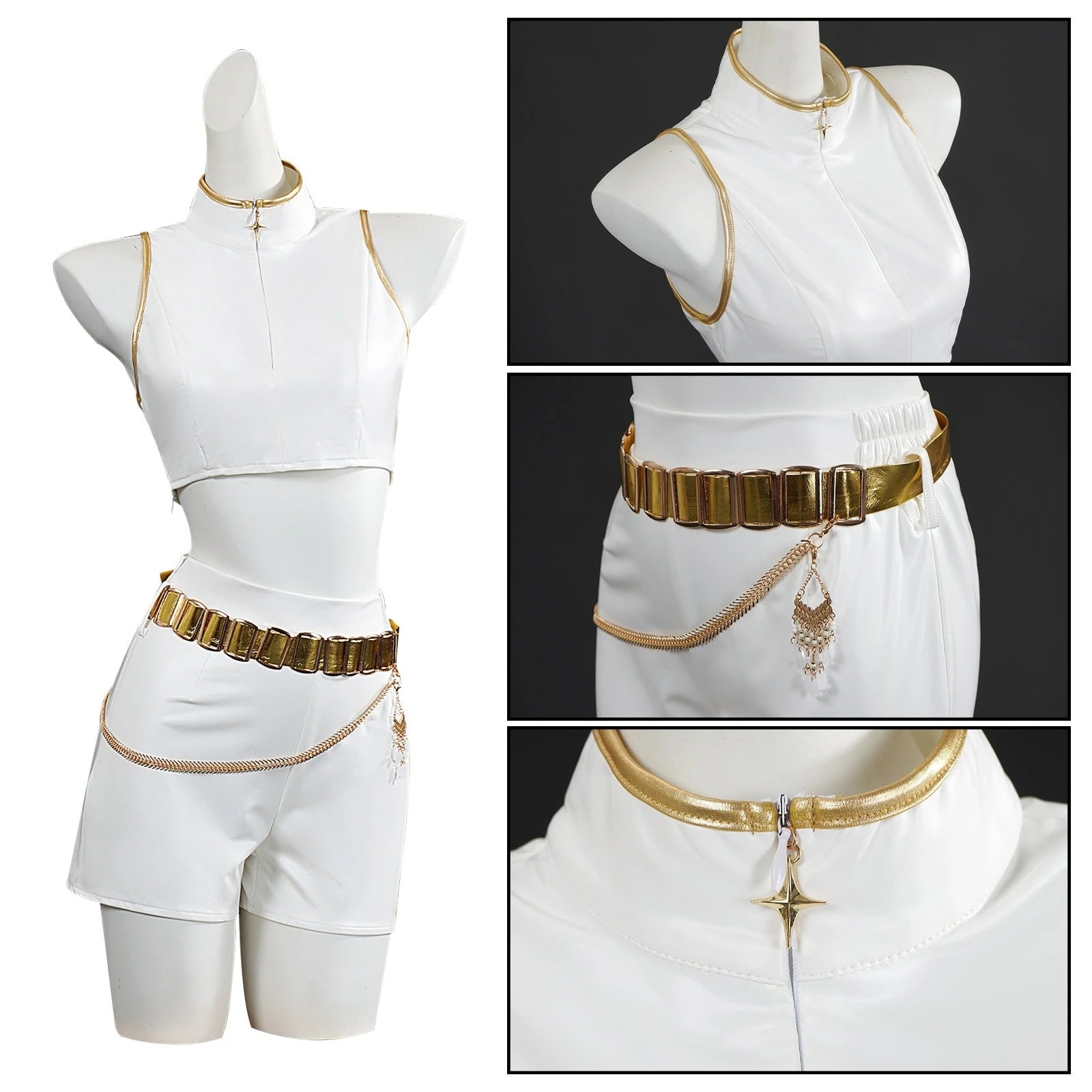 Celestial White Finale Dress K-POP Demon Hunter