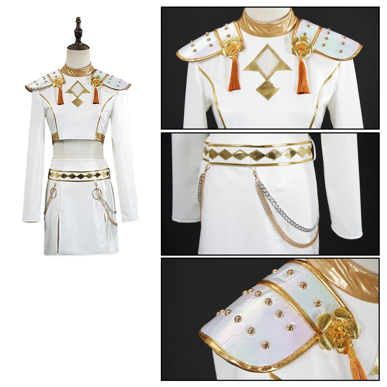 Celestial White Finale Dress K-POP Demon Hunter